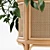 Boho Rattan 12" Planter 3D model small image 5