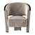 Modern Marelli CHLOE Armchair 3D model small image 2