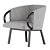 Modern ZANT 04 Armchair: Sleek & Stylish 3D model small image 1