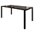 Actona Bicca 170/250 cm Extendable Dining Table 3D model small image 3