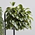 Modern Metal Vase Indoor Plant Wall Décor 3D model small image 2