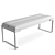 Luxurious Fendi Lambert Bench - Elegant and Exquisite 3D model small image 7