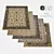 Elegant Persian Carpet Collection 3D model small image 1