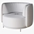 Natuzzi Wave Armchair - Modern Elegance 3D model small image 4