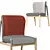 Sleek Katana Chair: Modern Elegance for Your Space 3D model small image 4