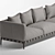 Contemporary Flexform Sofa 3D model small image 7