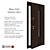 Elegant 800: Exquisite Custom Door - FALKO 3D model small image 2