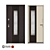 Siberian Elegance: Custom Entry Door
Elegance 800: Stylish and Functional 3D model small image 1