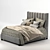 Elegant Hayworth Bed: Stylish and Luxurious 3D model small image 3