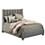 Elegant Hayworth Bed: Stylish and Luxurious 3D model small image 6
