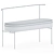 Tia Bench: Elegant Design, Superior Quality 3D model small image 4