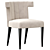 Elegant Isabella Dining Chair 3D model small image 1