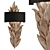 Elegant Leaf Wall Lamp 3D model small image 2