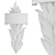 Elegant Leaf Wall Lamp 3D model small image 5