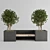 Versatile 3D Plant Bench 3D model small image 2