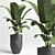 Modern Concrete Vase: Indoor Plant Collection 3D model small image 4