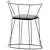 Elegant Gibellina Chair: Perfectly Balanced Comfort 3D model small image 2