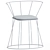 Elegant Gibellina Chair: Perfectly Balanced Comfort 3D model small image 3