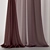 Ethereal Dusty Rose Curtains 3D model small image 2