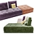 Modular Gipsy Sofa: Customizable Comfort 3D model small image 3