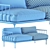 Modern Distrikt Kalmar Sofa 3D model small image 6