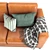 Luxury Leather Sofa: HomeVance Casero 3D model small image 3