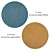 Versatile Round Rugs Set 3D model small image 2