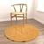 Versatile Round Rugs Set 3D model small image 4