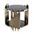 Elegant Tanquin Coffee Table Set 3D model small image 7