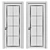 Modern Interior Door - 82 3D model small image 2