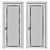 Sleek & Stylish Interior Door 3D model small image 2