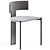 Zefir Chair: Timeless Elegance 3D model small image 1