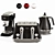 Delonghi Kitchen Trio Set: Toaster, Kettle, Coffeemaker 3D model small image 1