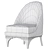 Luxurious DUKE Armchair: Elegant Design by CorteZari 3D model small image 7