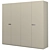 VIGO Glossy Lacquer Wardrobe by MOD Interiors 3D model small image 1