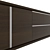 Modern Dark Wood Sideboard - Dimensions: 60x280x70cm 3D model small image 4