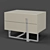 Sleek VIGO Bedside Table by MOD Interiors 3D model small image 3