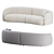  Modern Moroso Pacific Sofa: Stylish & Comfortable 3D model small image 6