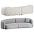  Modern Moroso Pacific Sofa: Stylish & Comfortable 3D model small image 7