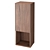 MOD Interiors RONDA Walnut Wall Cabinet 3D model small image 1