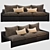 Cozy Corona Sofa Unwrapped 3D model small image 2