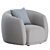 Modern Pacific Armchair: Moroso 3D model small image 1