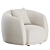 Modern Pacific Armchair: Moroso 3D model small image 2