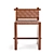 Rosewood Sella Little Chair 3D model small image 2