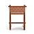 Rosewood Sella Little Chair 3D model small image 3