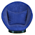 2014 Armchair: Stylish and Functional 3D model small image 3