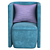 Modern Ergonomic Armchair 3D model small image 2