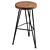 Vintage Industrial Bar Stool 3D model small image 1