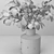 Eucalyptus Glass Vase: Indoor Freshness 3D model small image 7