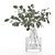 Eucalyptus Glass Vase: Indoor Freshness 3D model small image 12